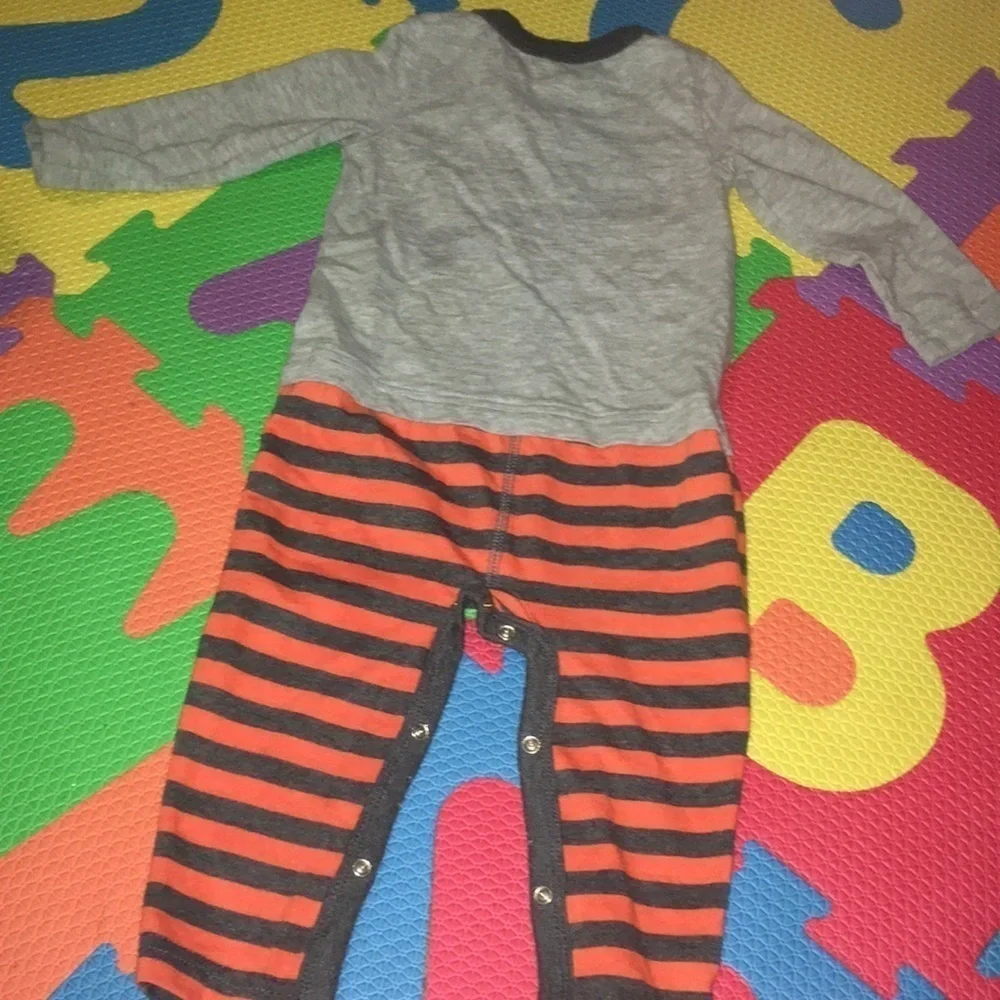 Monster baby one piece infant pajama onesie long